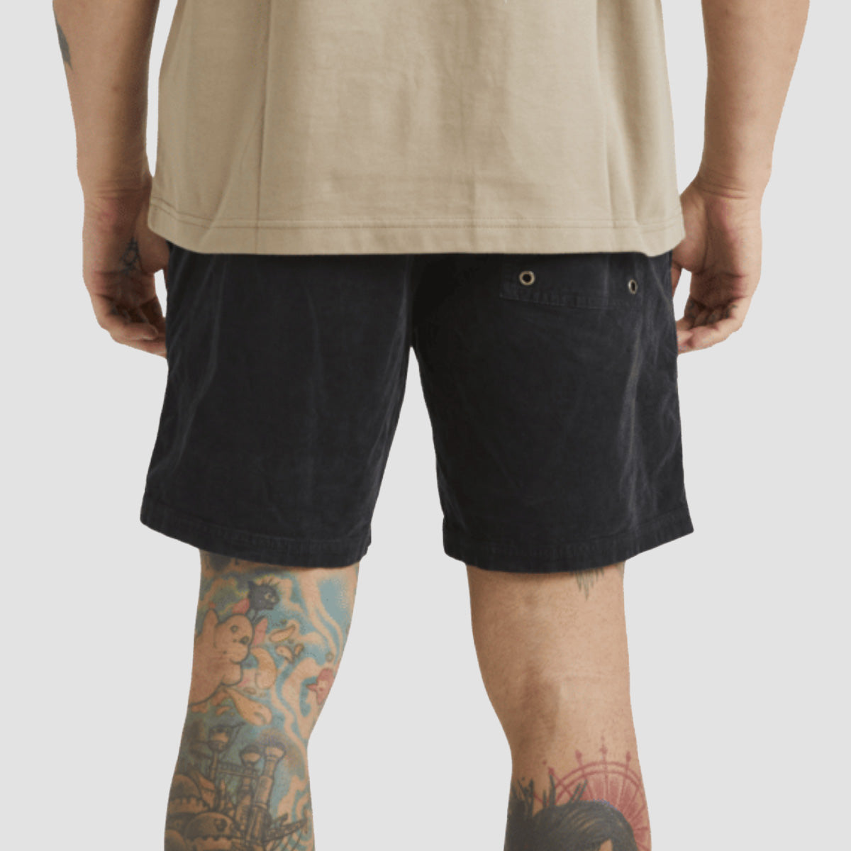 RVCA Escape II Cord Shorts Black