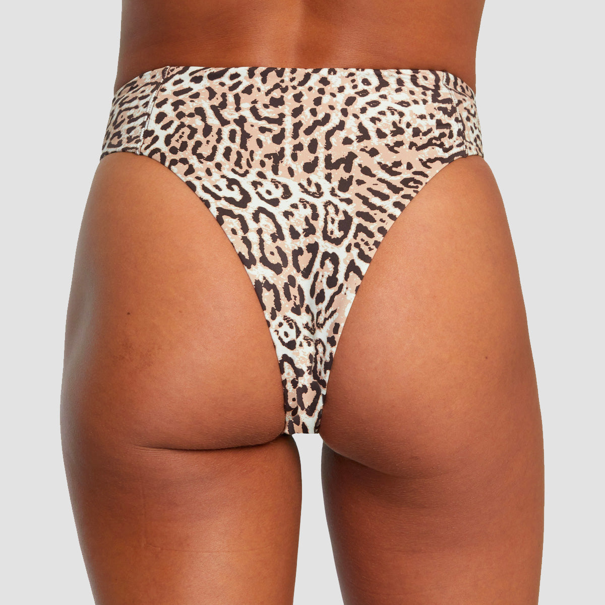 RVCA Meow High Rise Bikini Bottoms Java - Womens