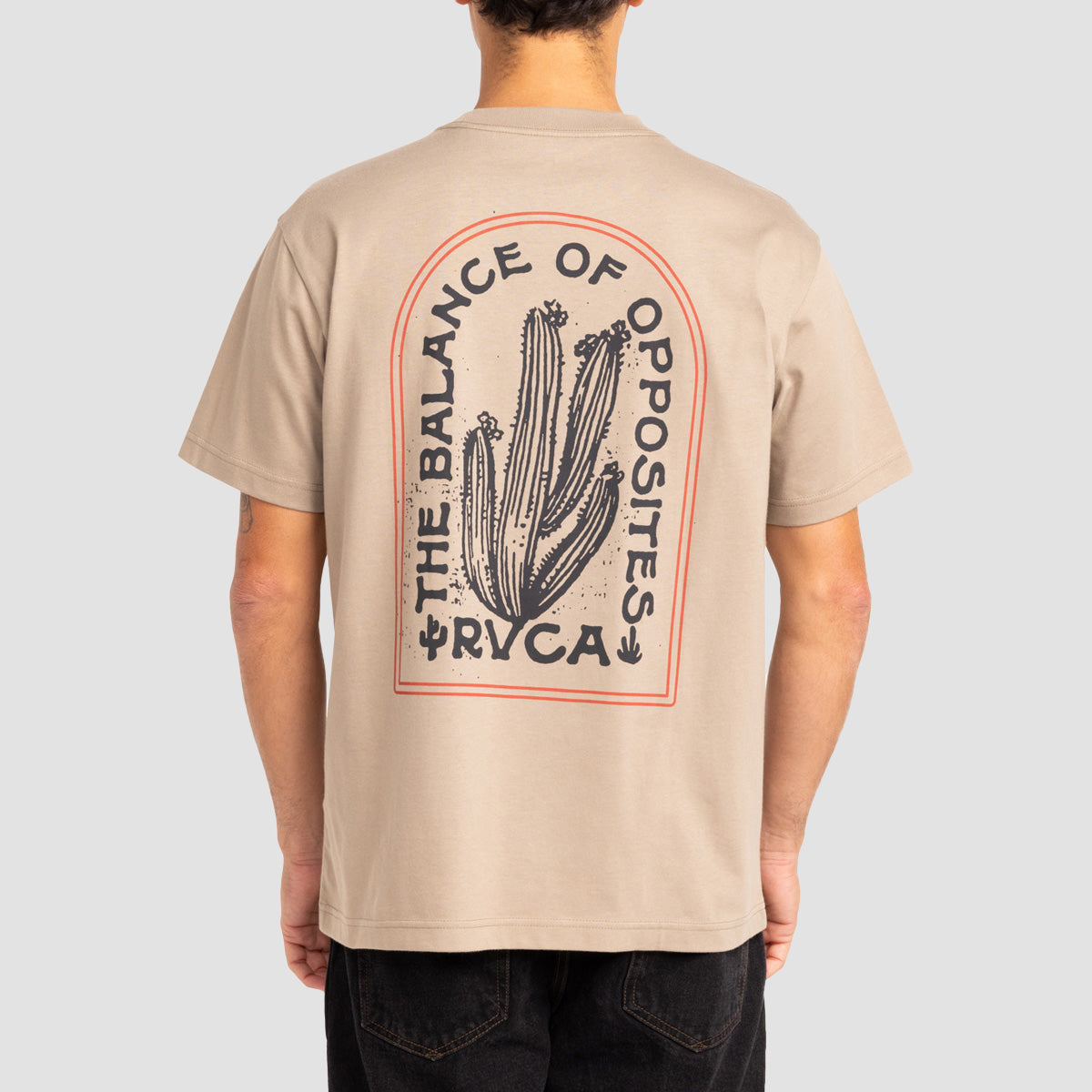 RVCA Sandstorm T-Shirt Dark Khaki