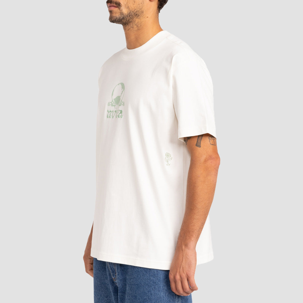 RVCA Scorched Lands T-Shirt Salt