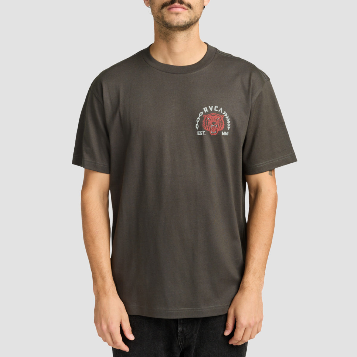 RVCA Squadron T-Shirt Pirate Black