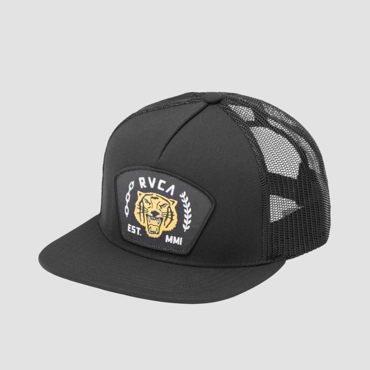 RVCA Squadron Trucker Cap Black