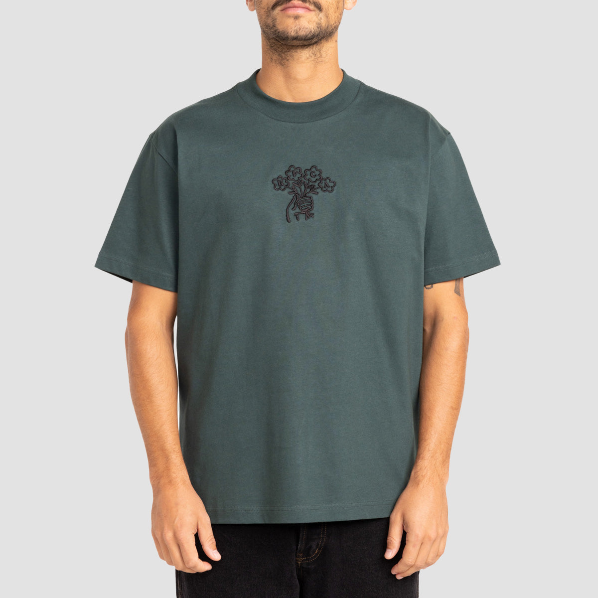 RVCA Thanks For Nothing T-Shirt Hunter Green