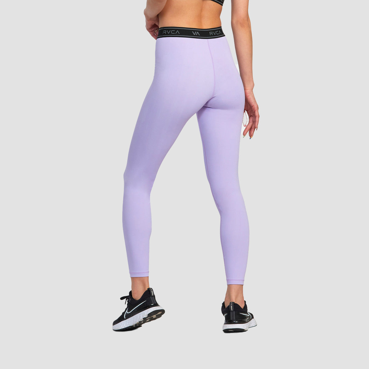 RVCA VA Sport Base Performance Leggings Lavender Womens