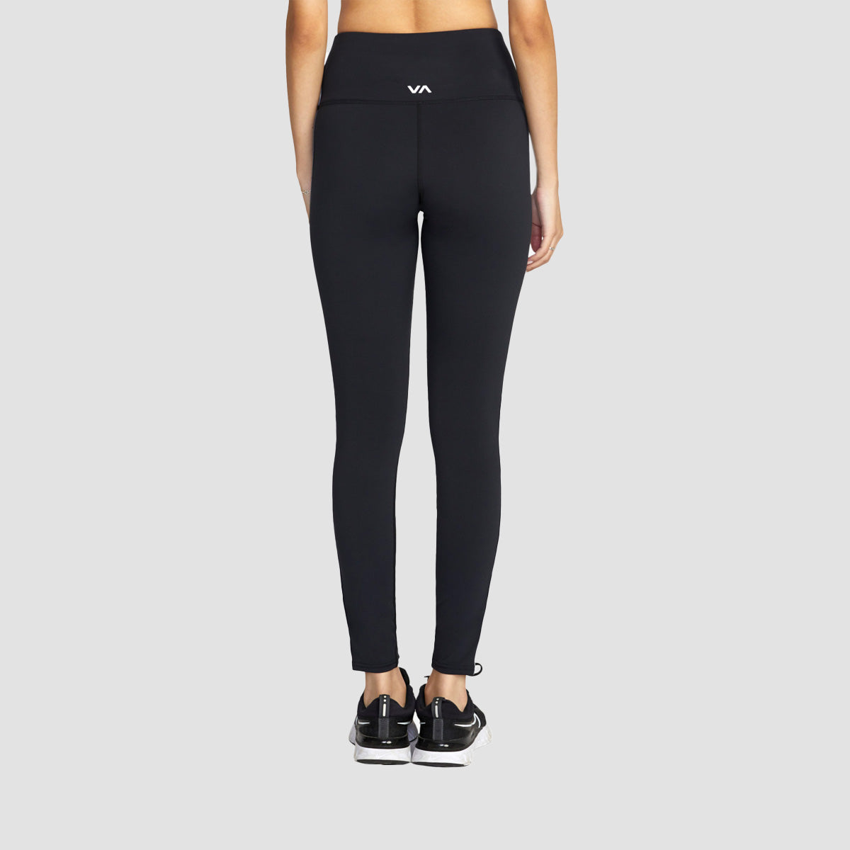 RVCA Va Sport Elastic Side Workout Leggings Black - Womens