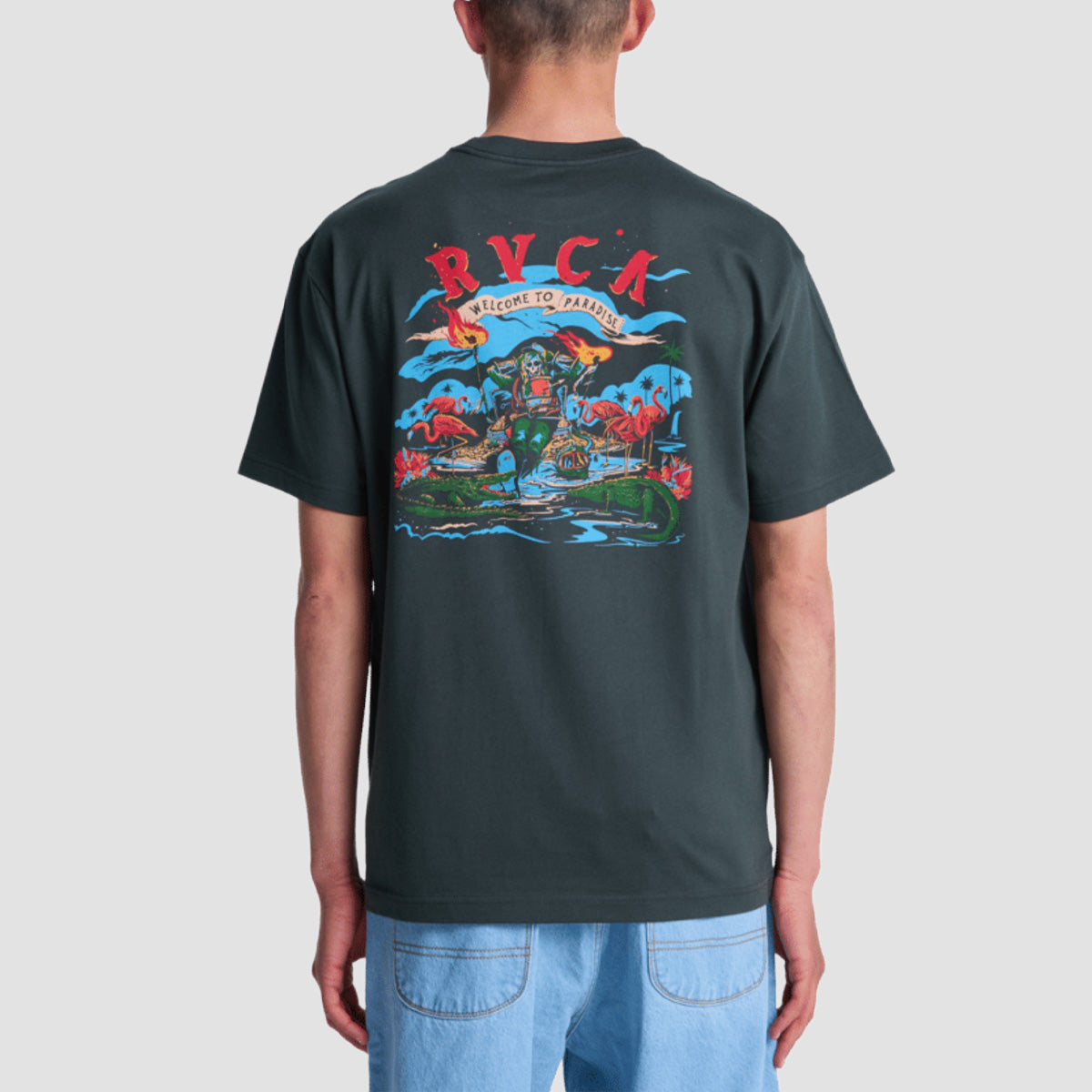 RVCA Welcome To RVCA T-Shirt Pirate Black