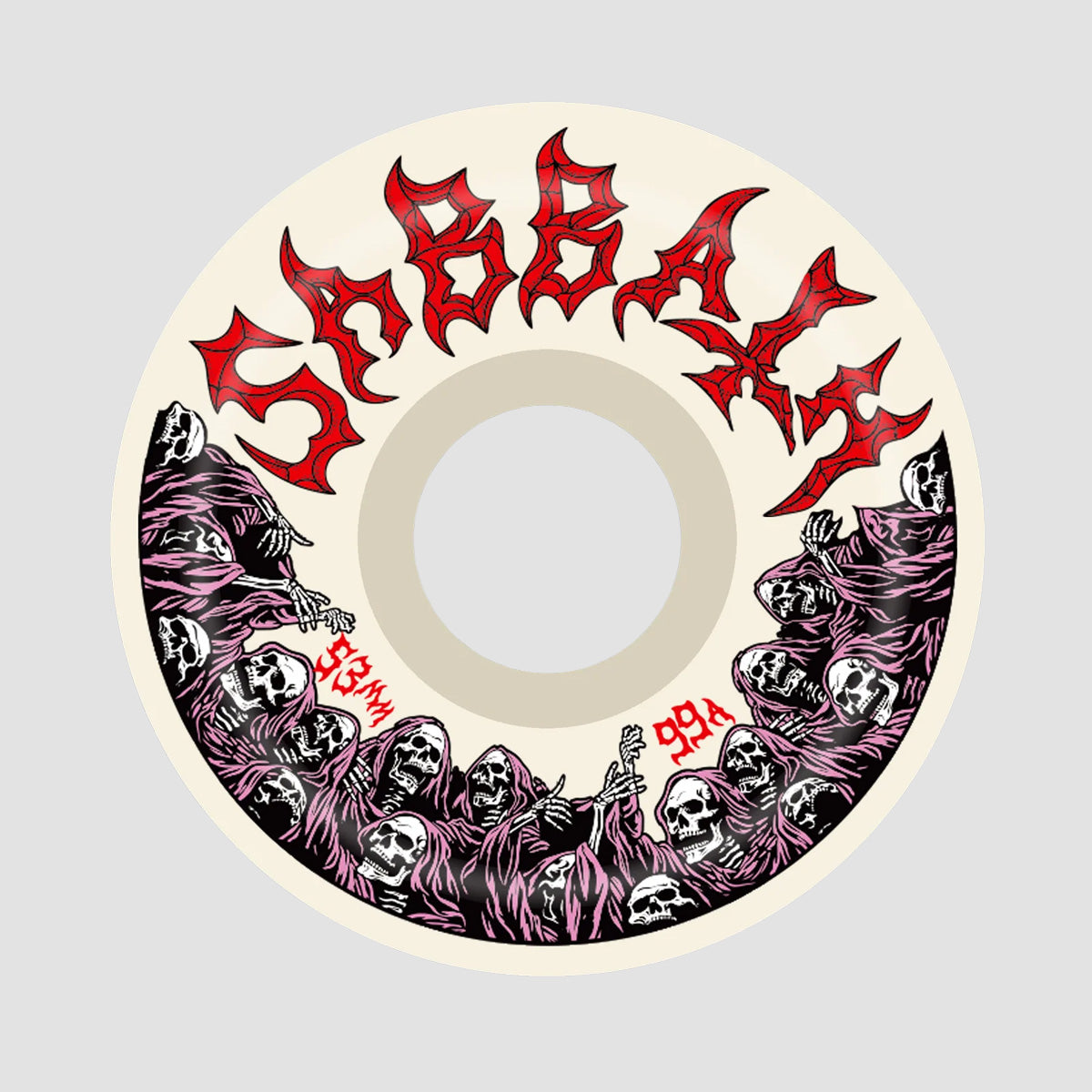 Sabbath Rising Dead II Conical Devil's Formula 99A Skateboard Wheels 53mm