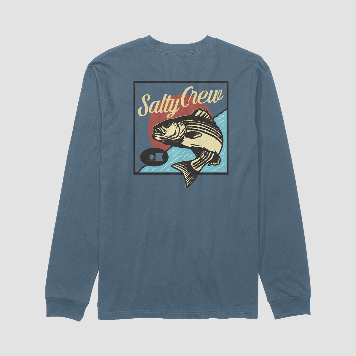 Salty Crew Striped T-Shirt Slate