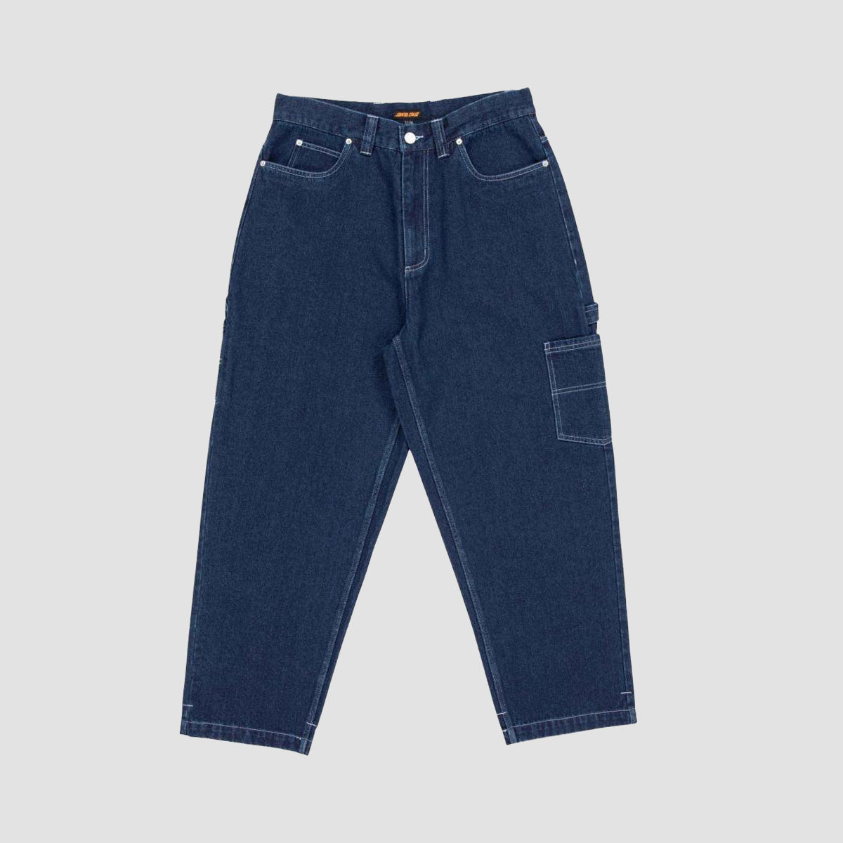 Santa Cruz Carpenter Big Jeans Dark Denim/White