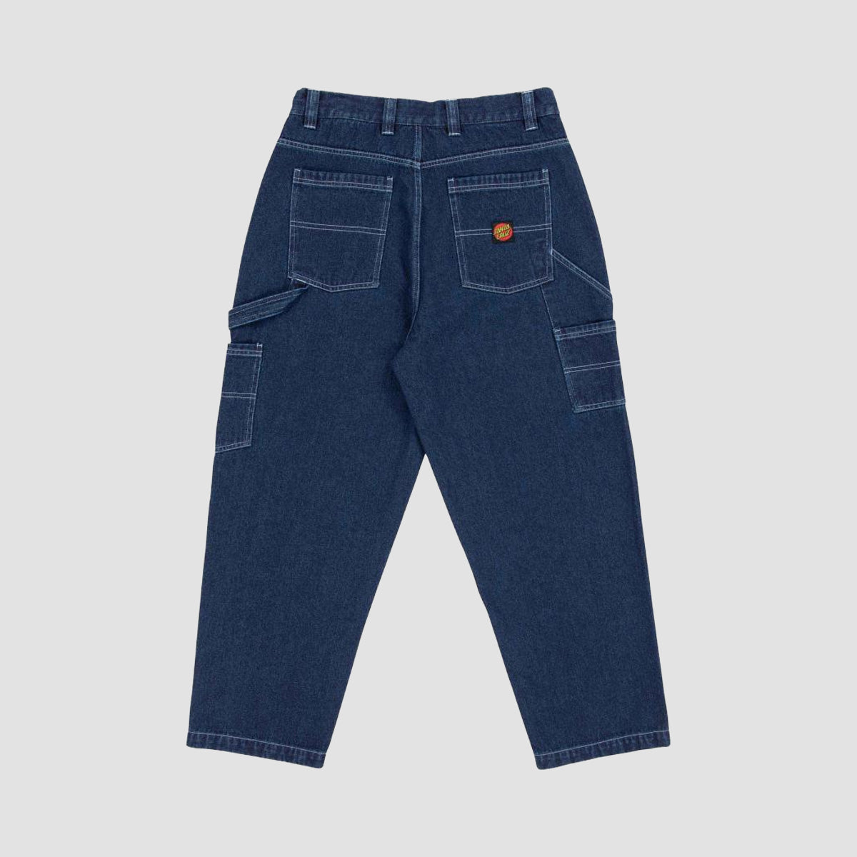 Santa Cruz Carpenter Big Jeans Dark Denim/White