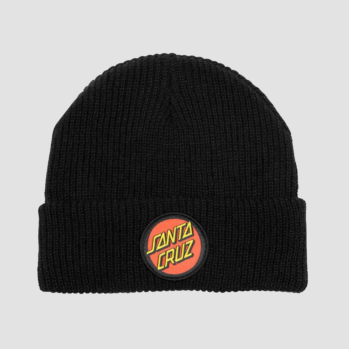 Santa Cruz Classic Dot Beanie Black - Kids