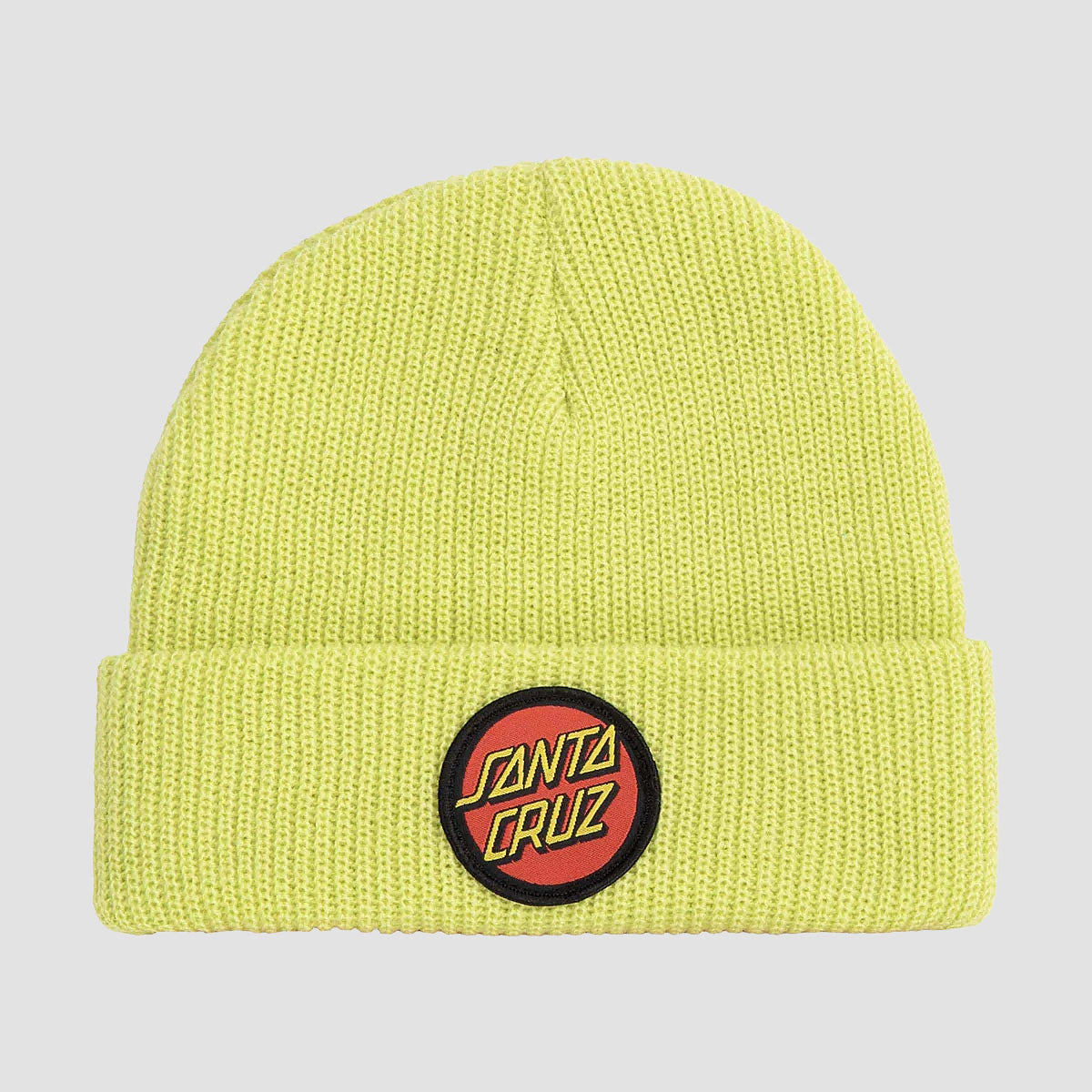 Santa Cruz Classic Dot Beanie Green Glow - Kids