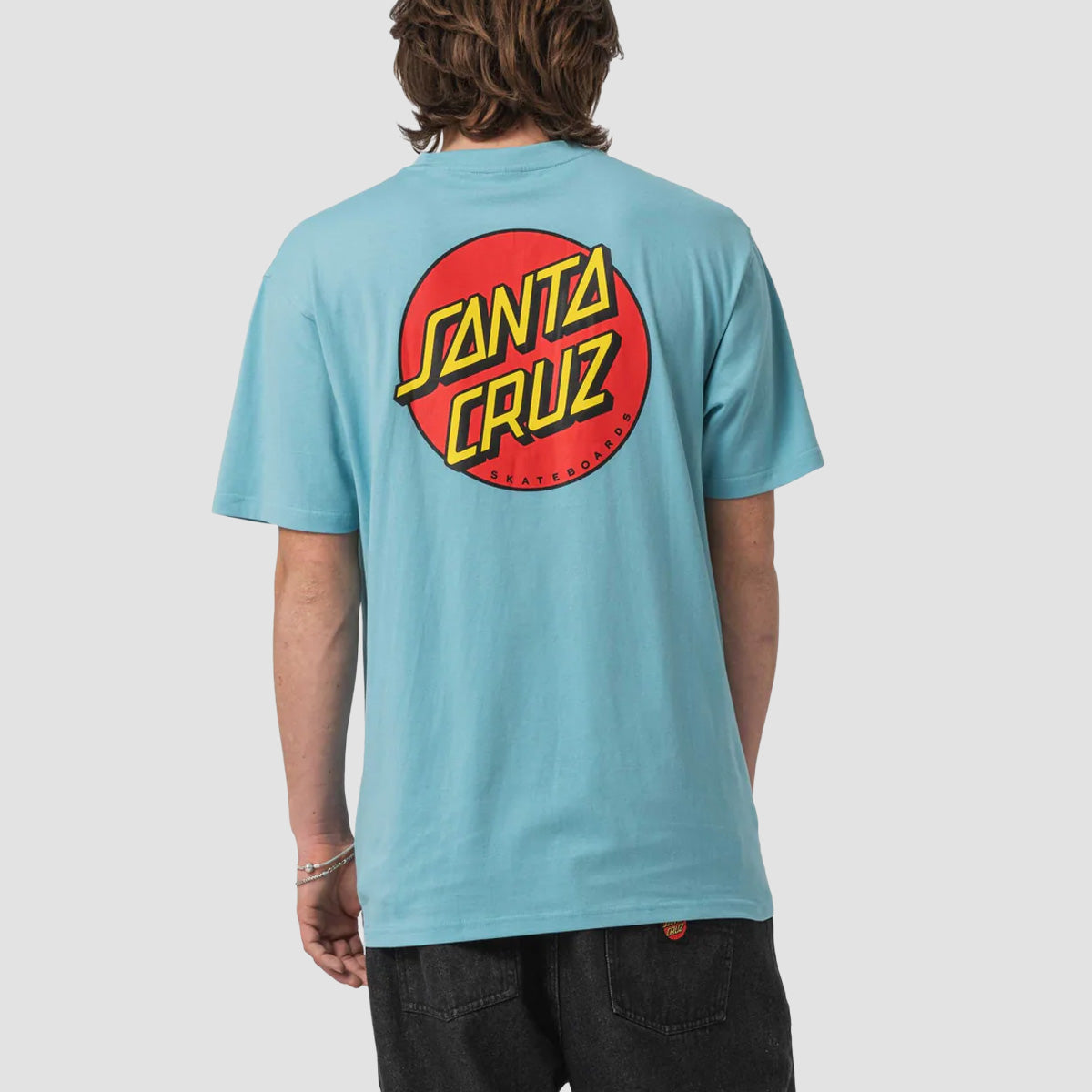 Santa Cruz Classic Dot Chest T-Shirt Norse Blue