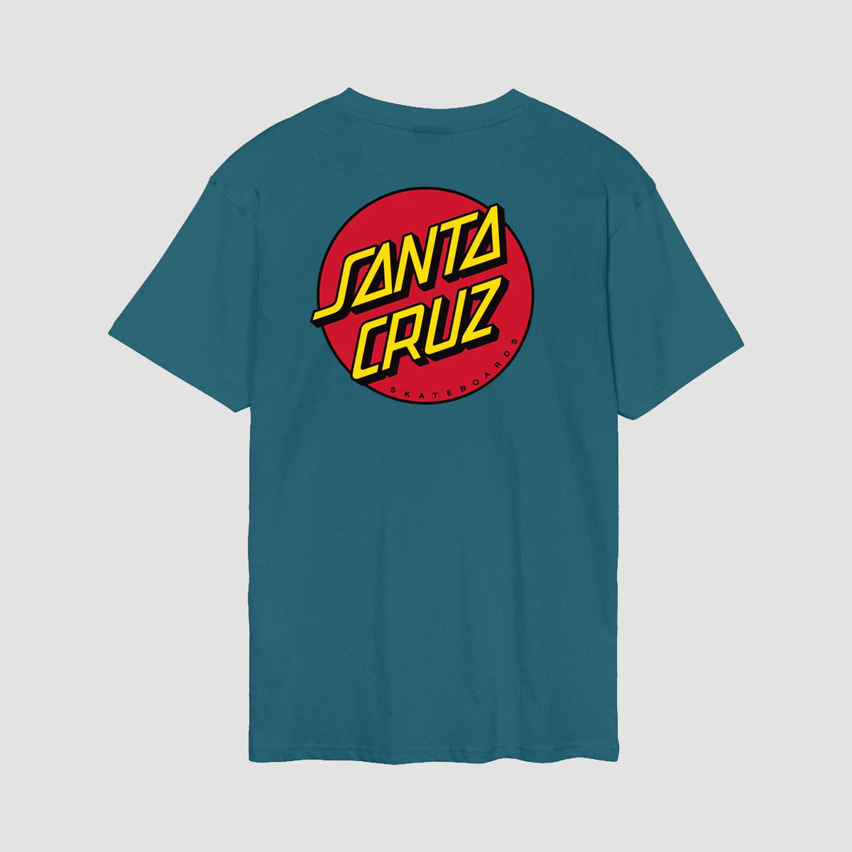 Santa Cruz Classic Dot Chest T-Shirt Teal