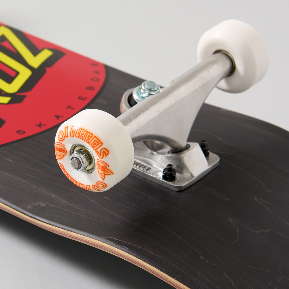Santa Cruz Classic Dot Skateboard Black - 8.25"