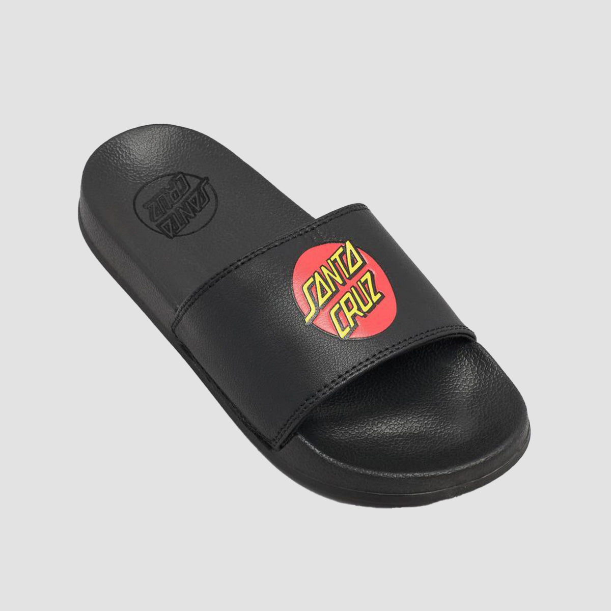 Santa Cruz Classic Dot Slides Black - Kids