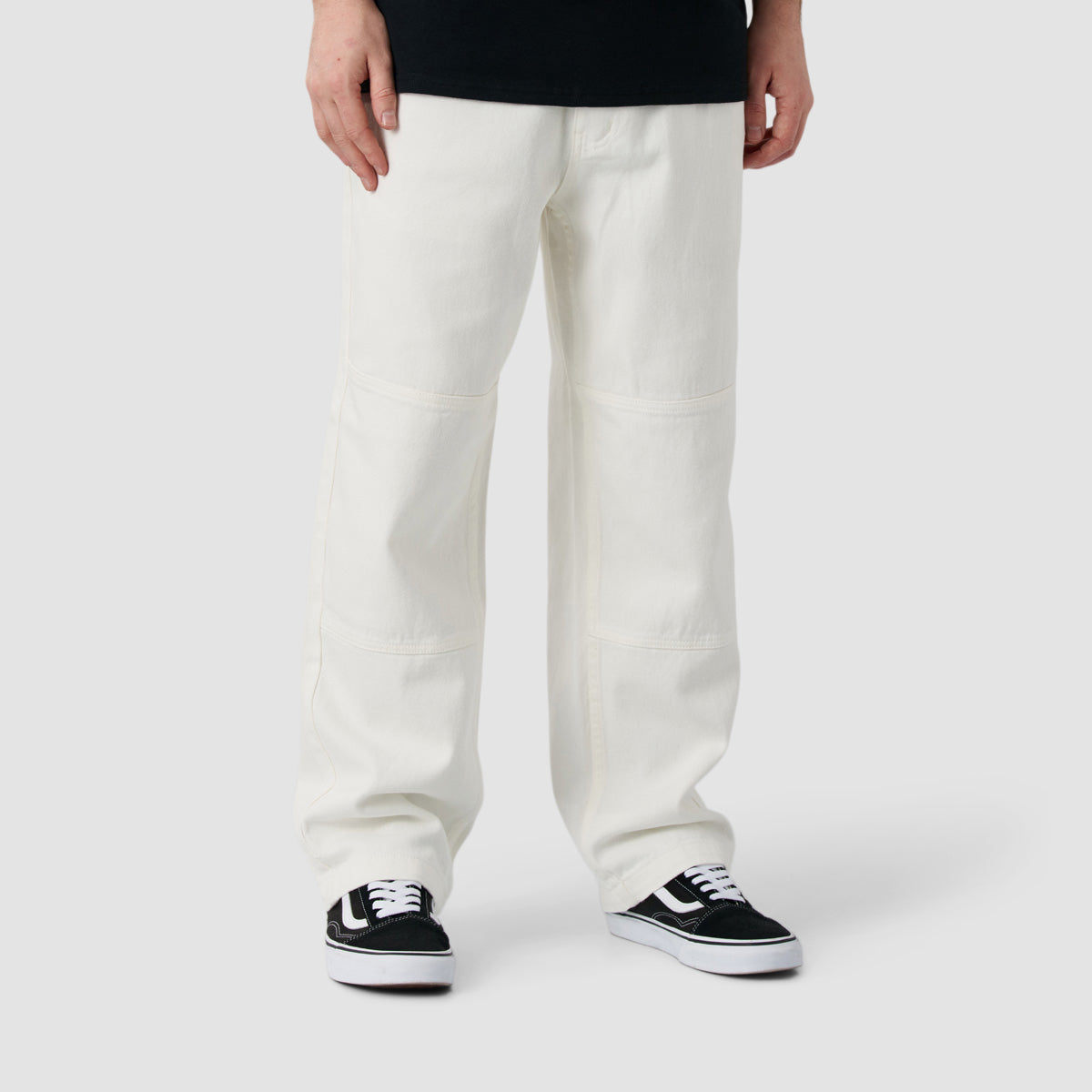 Santa Cruz Classic Label Panel Jeans Optic White