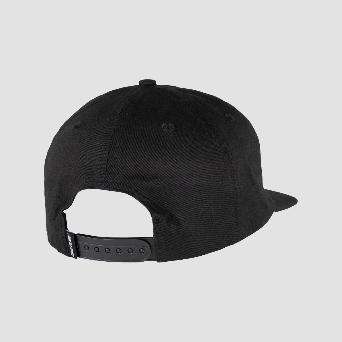 Santa Cruz Cruz Label Snapback Cap Black