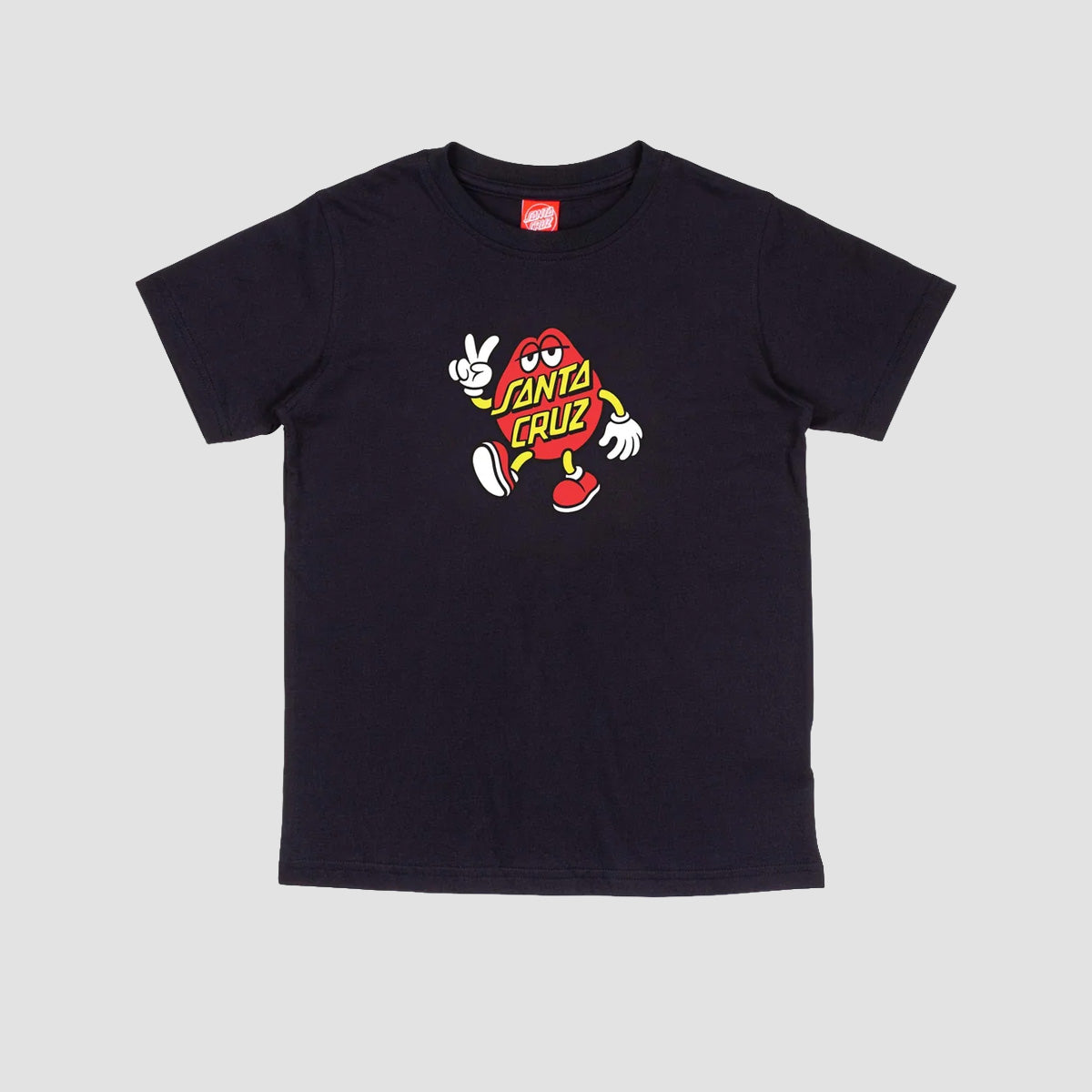 Santa Cruz Dot Guy TTE T-Shirt Black - Kids