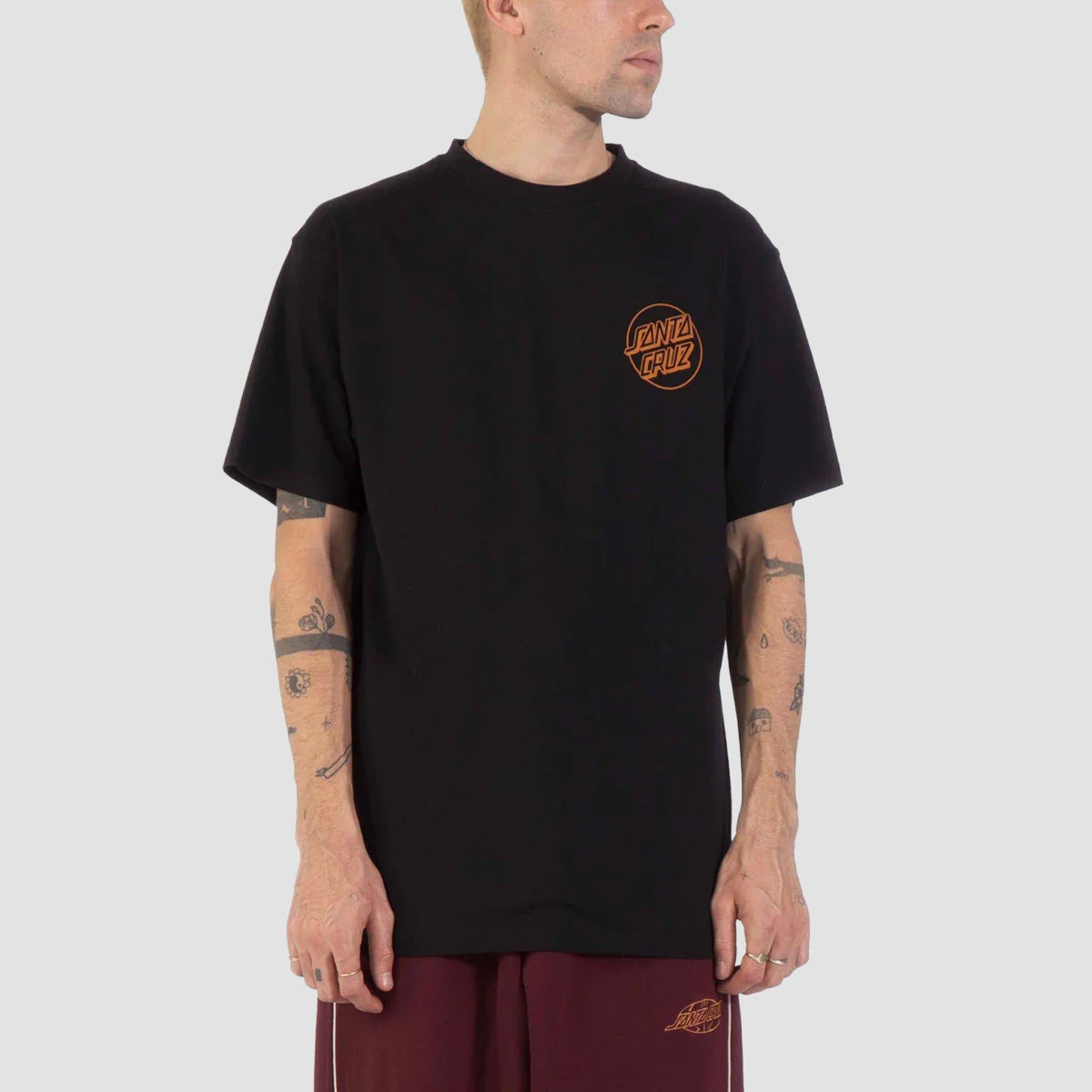 Santa Cruz Forging Dot T-Shirt Black