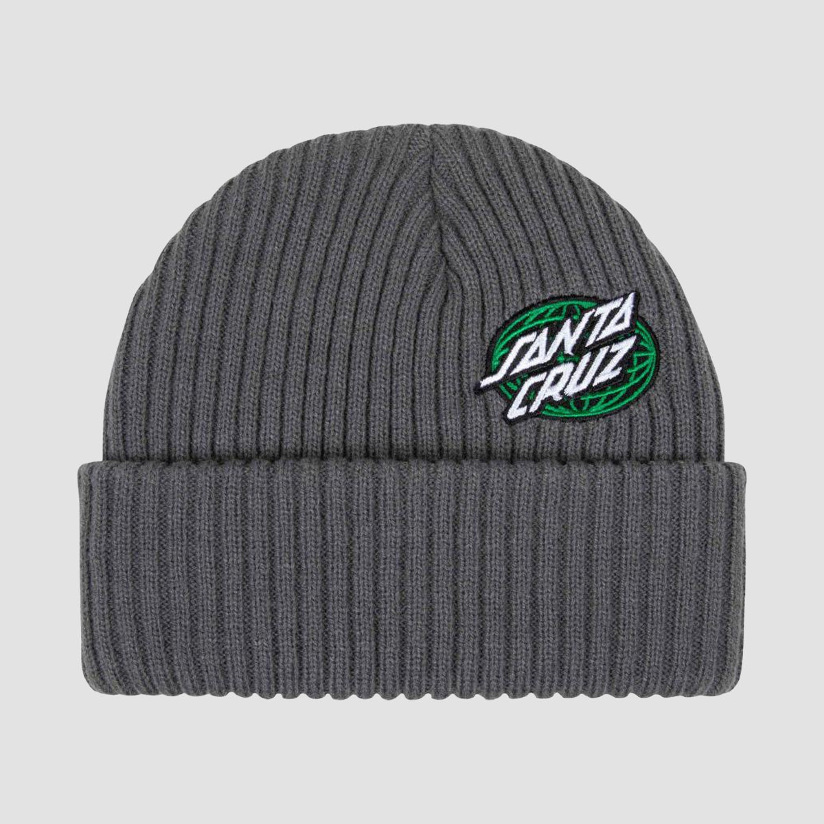 Santa Cruz Global Oval Dot Beanie Storm Grey