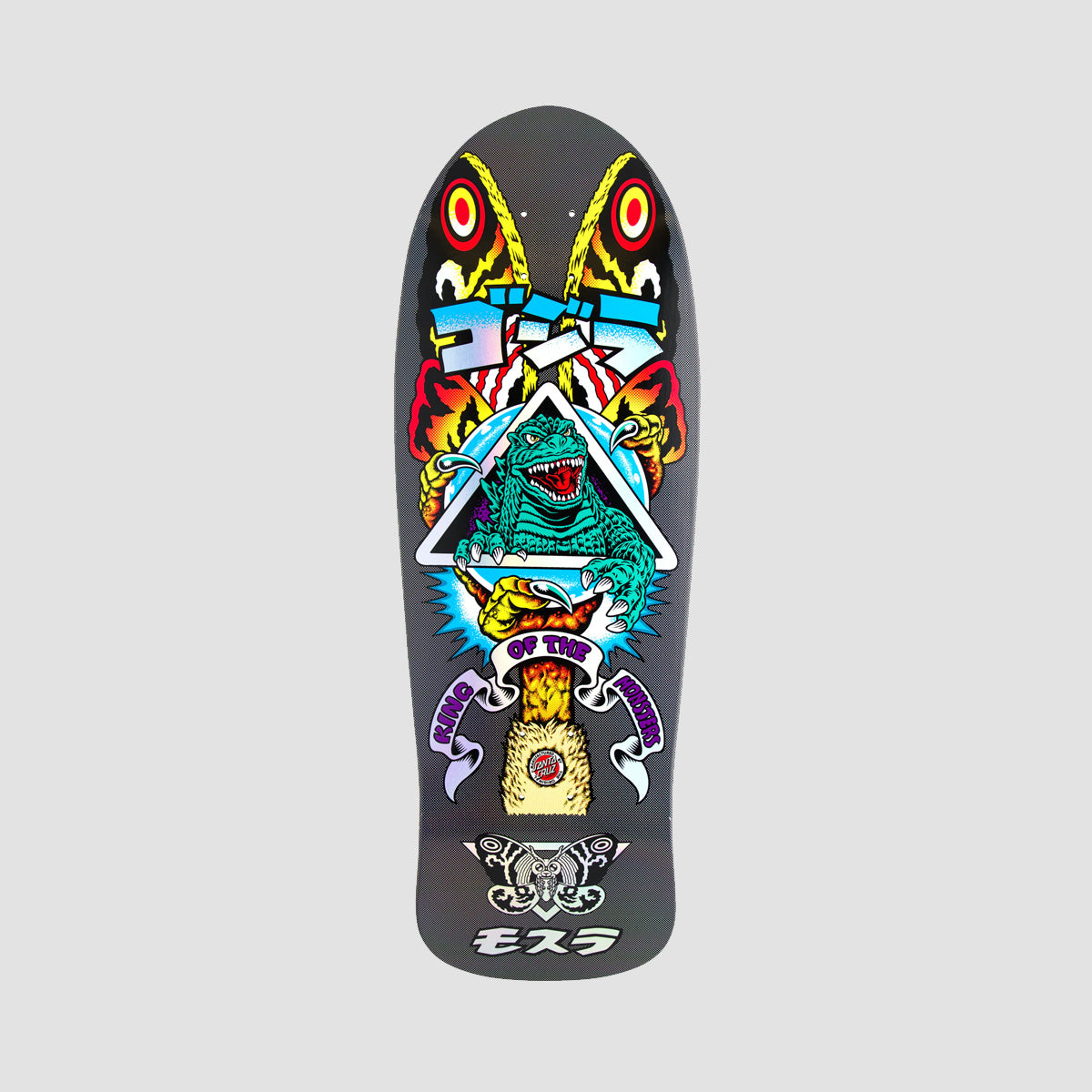 Santa Cruz Godzilla Mothra Natas Skateboard Deck - 10.538"