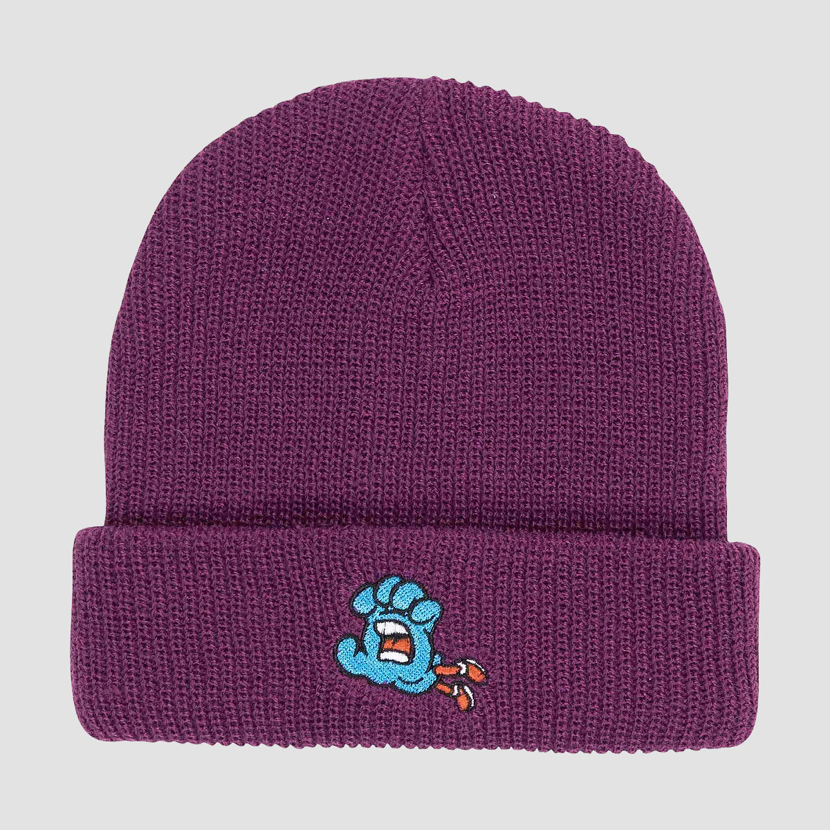 Santa Cruz Hand Dude Beanie Fresh Purple - Kids