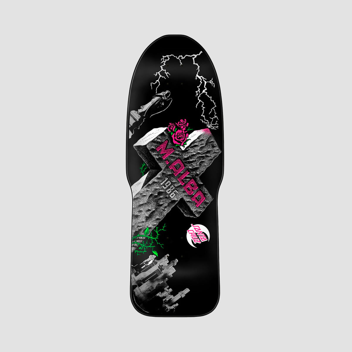Santa Cruz Malba Tombstone Reissue Skateboard Deck - 10.24"
