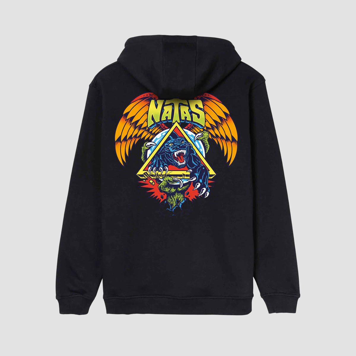 Santa Cruz Natas SC Panther Pullover Hoodie Black