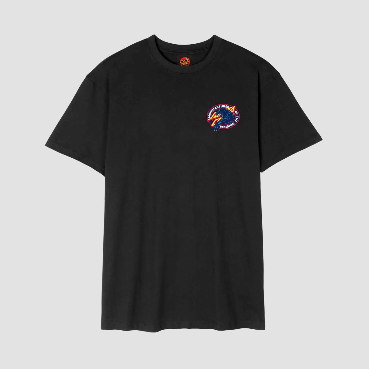 Santa Cruz Natas SC Panther T-Shirt Black