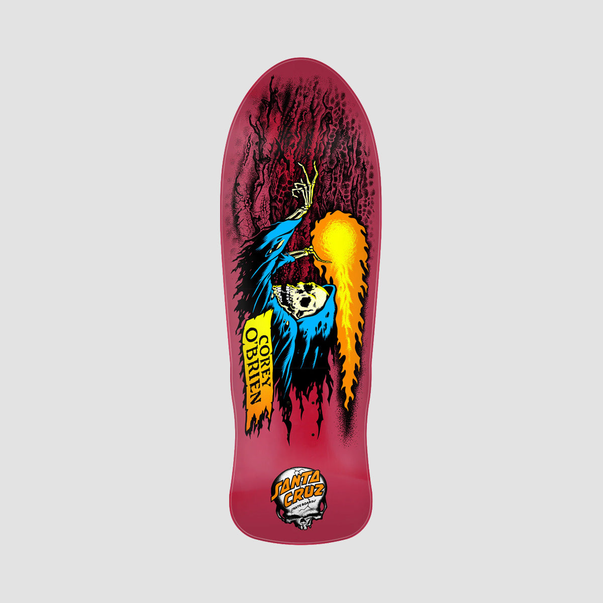 Santa Cruz O'Brien Reaper Reissue Skateboard Deck - 9.85"