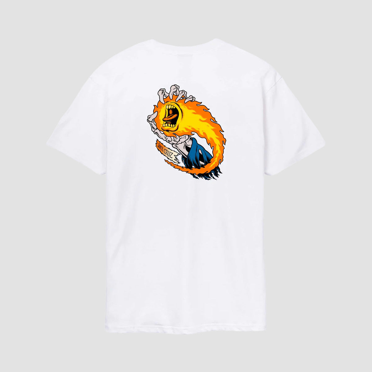 Santa Cruz O'Brien Scream Reaper T-Shirt White