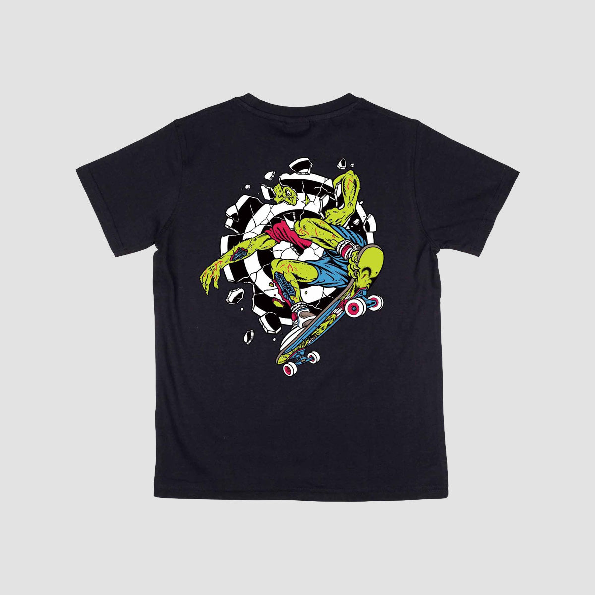 Santa Cruz Rob Smasher T-Shirt Black - Kids
