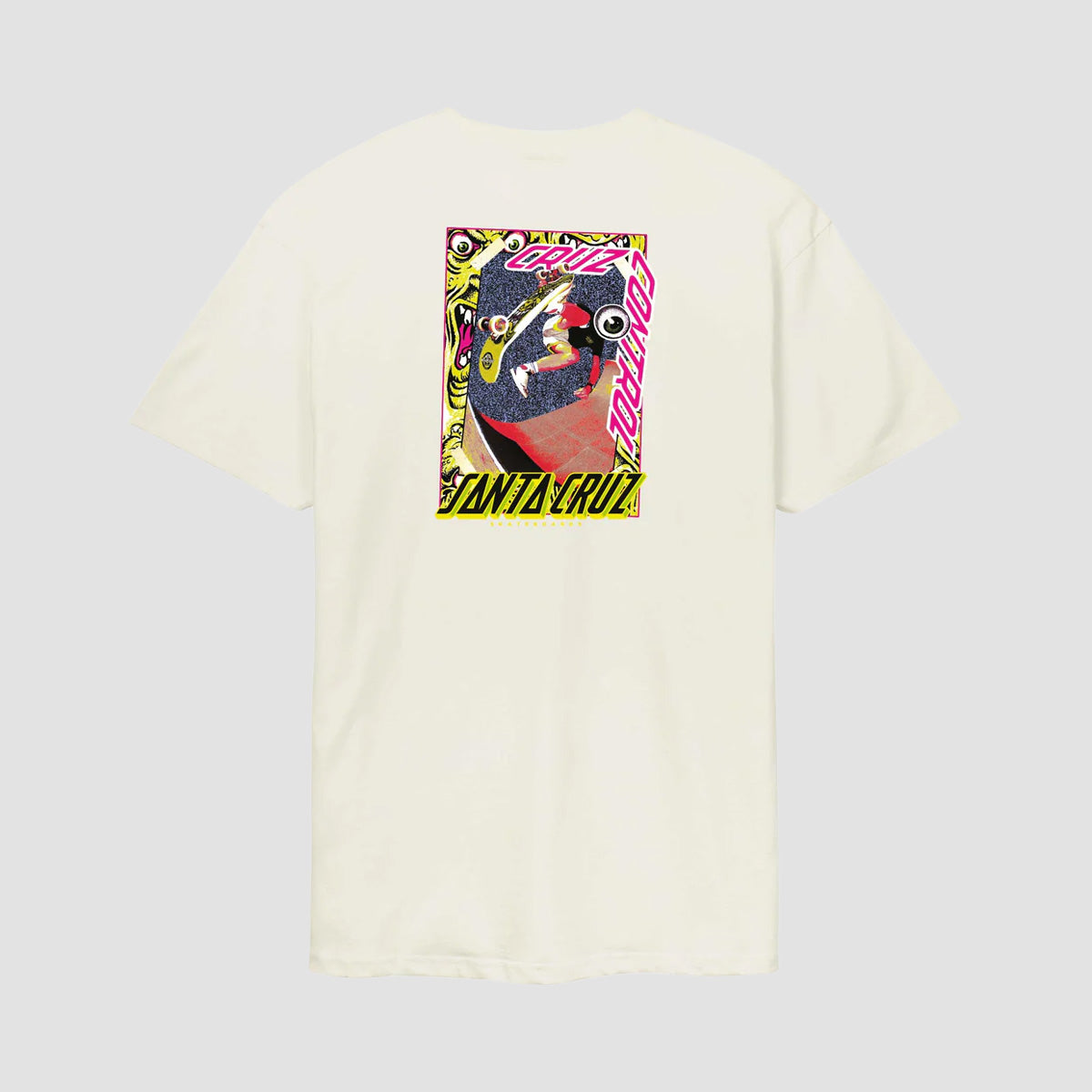 Santa Cruz Roskopp Cruz Control T-Shirt Unbleached Cotton