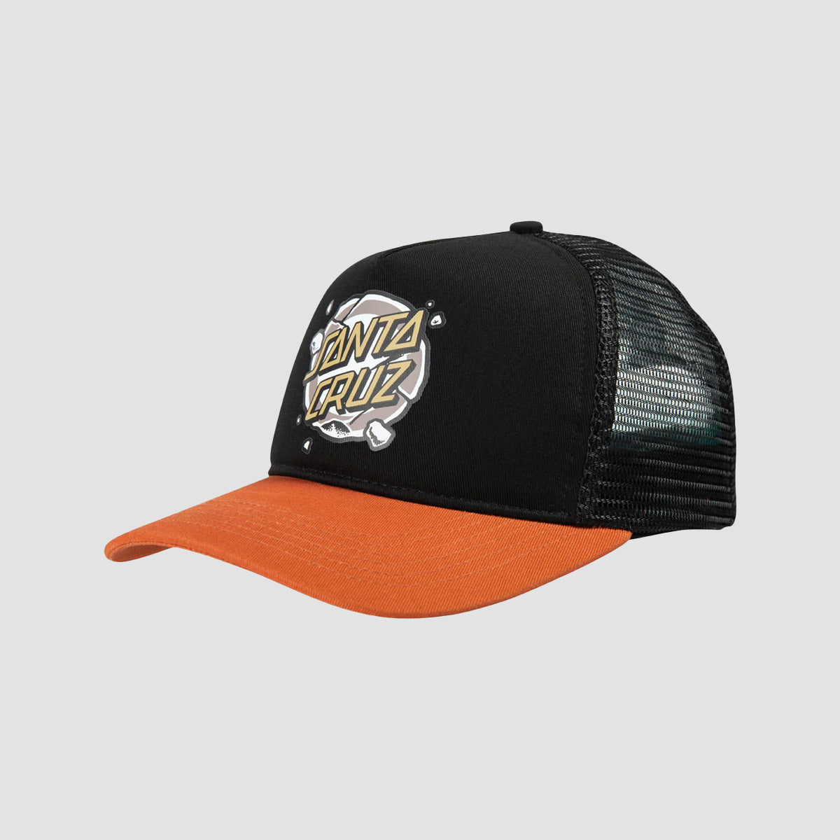 Santa Cruz Roskopp Destruct Dot Mesh Cap Black/Pumpkin