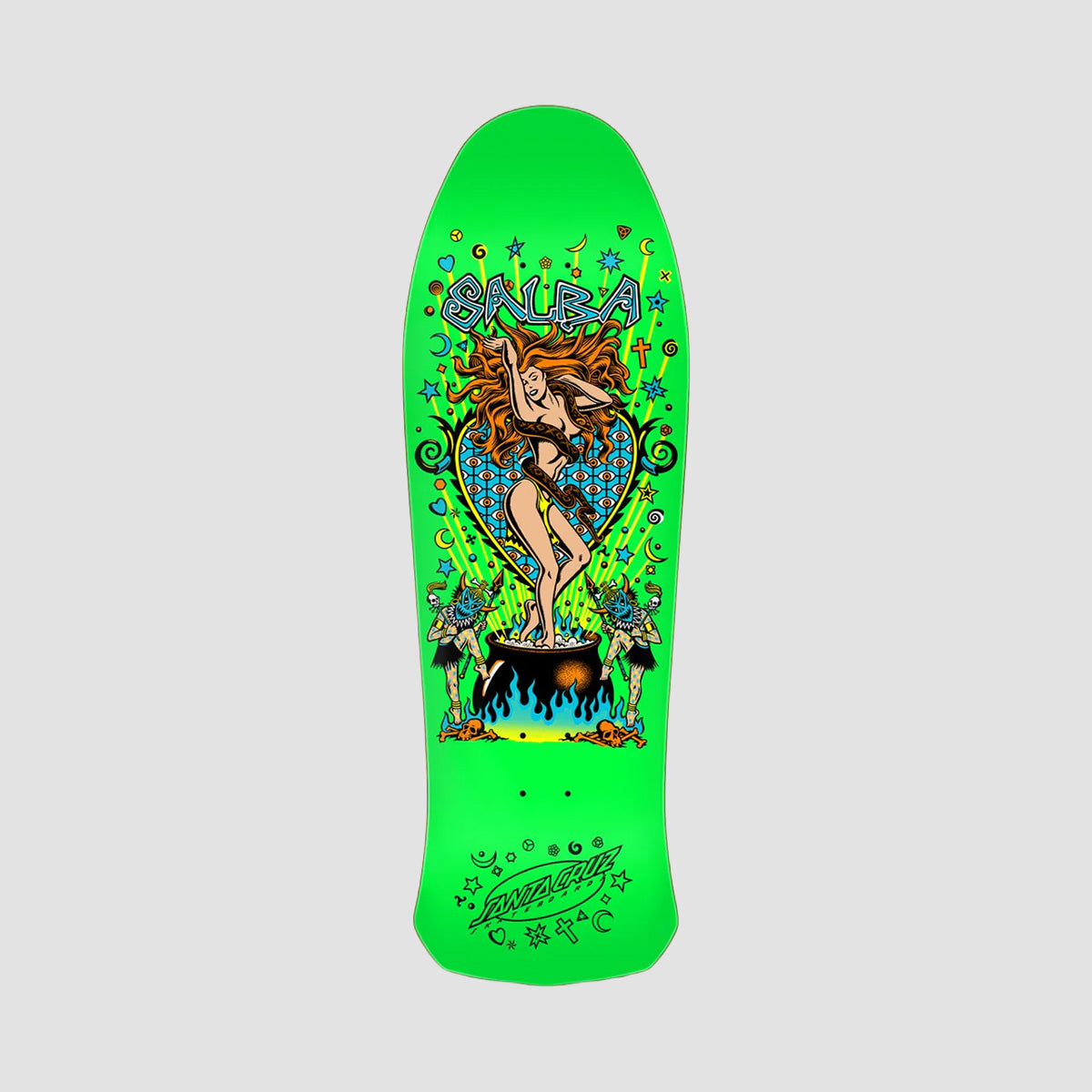 Santa Cruz Salba Witch Doctor Reissue Skateboard Deck - 10.4"