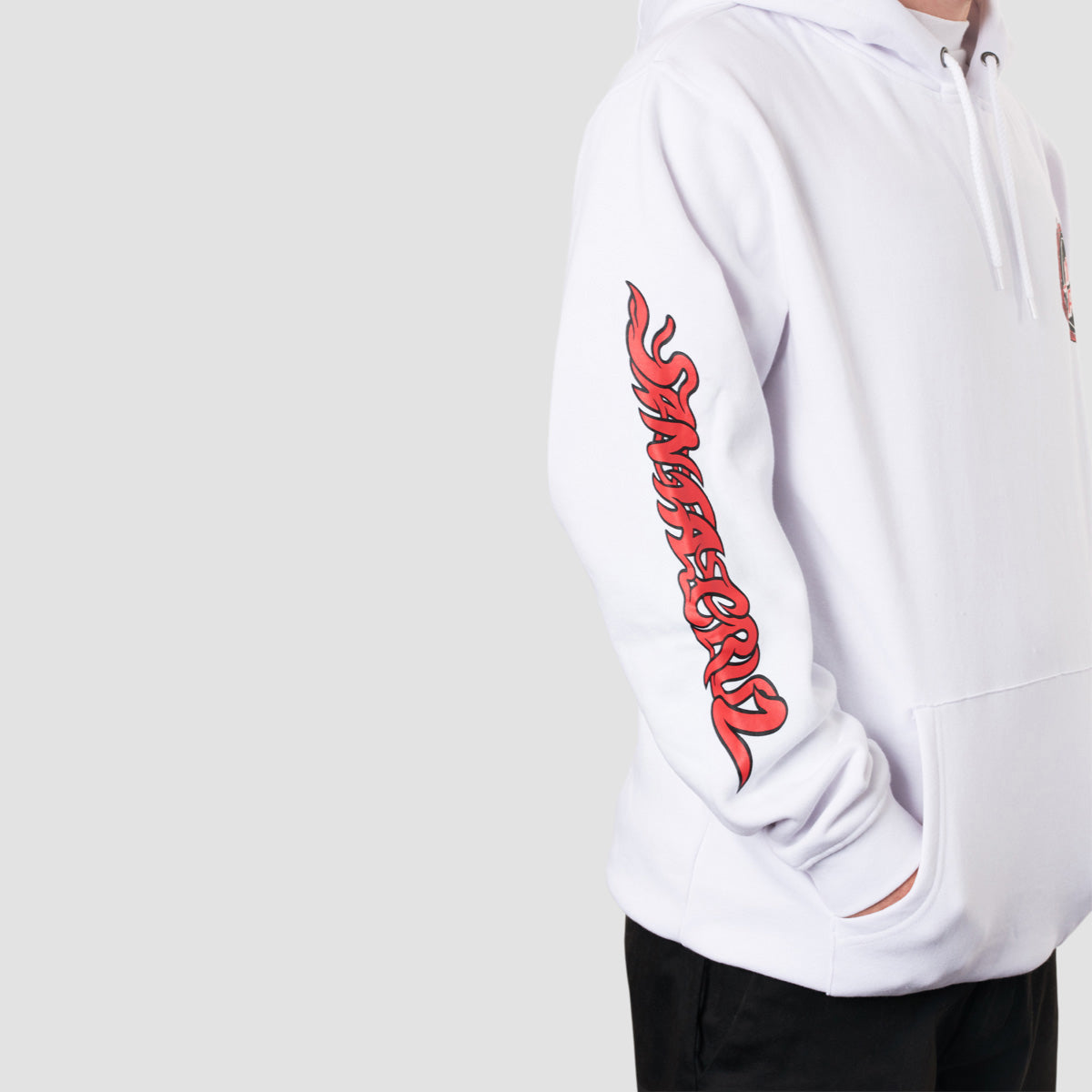 Santa Cruz Screaming 50th Pullover Hoodie White