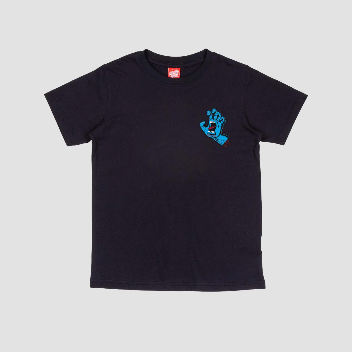 Santa Cruz Screaming Hand Chest T-Shirt Black - Kids