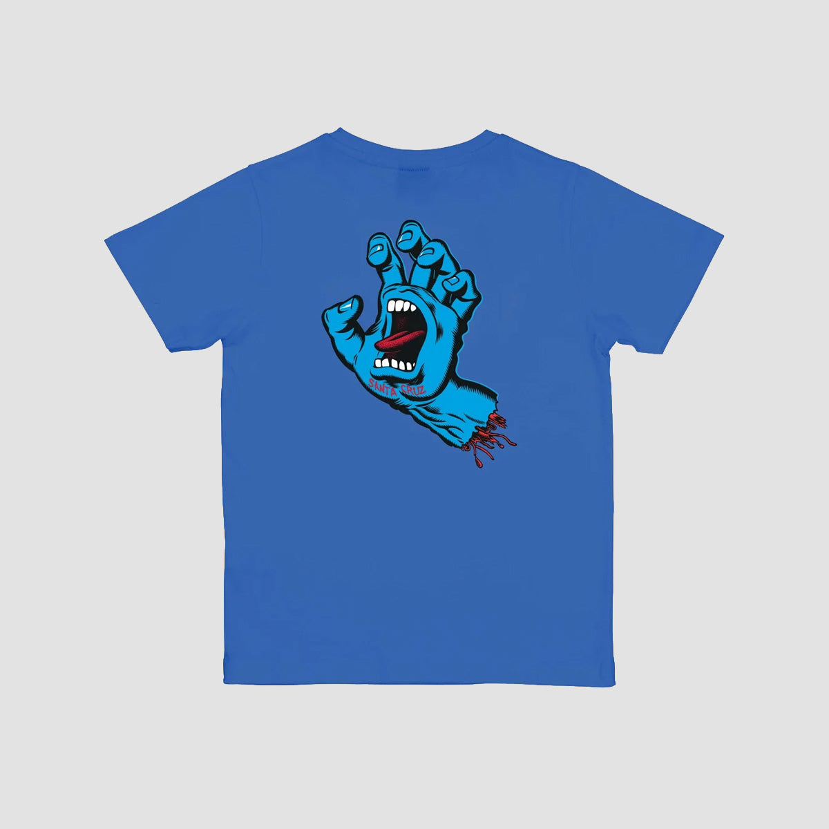 Santa Cruz Screaming Hand Chest T-Shirt Sapphire - Kids