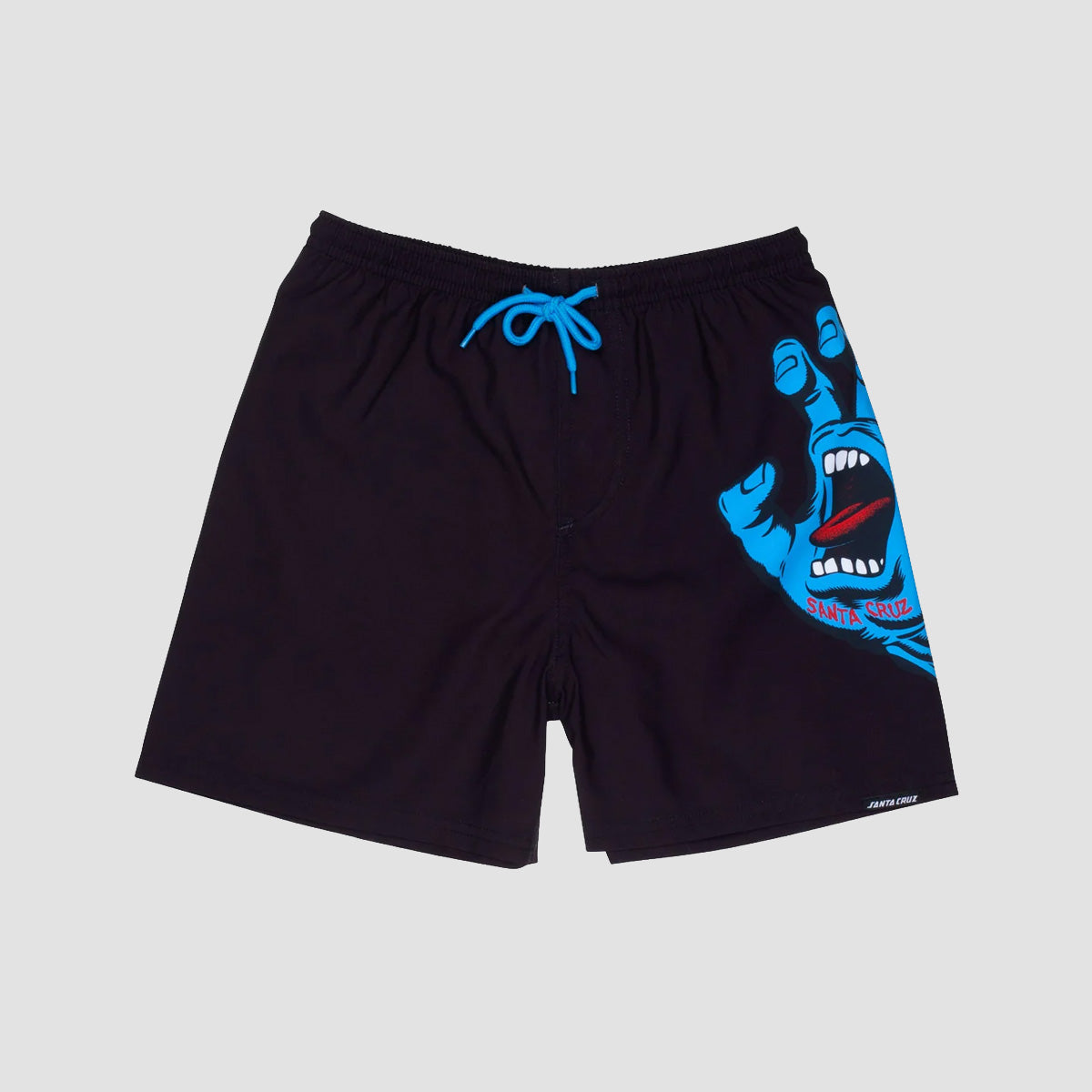 Santa Cruz Screaming Hand Swimshorts Black - Kids