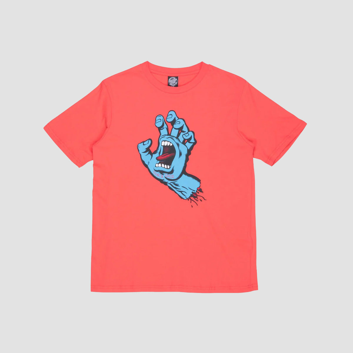 Santa Cruz Screaming Hand T-Shirt Diva Pink - Womens