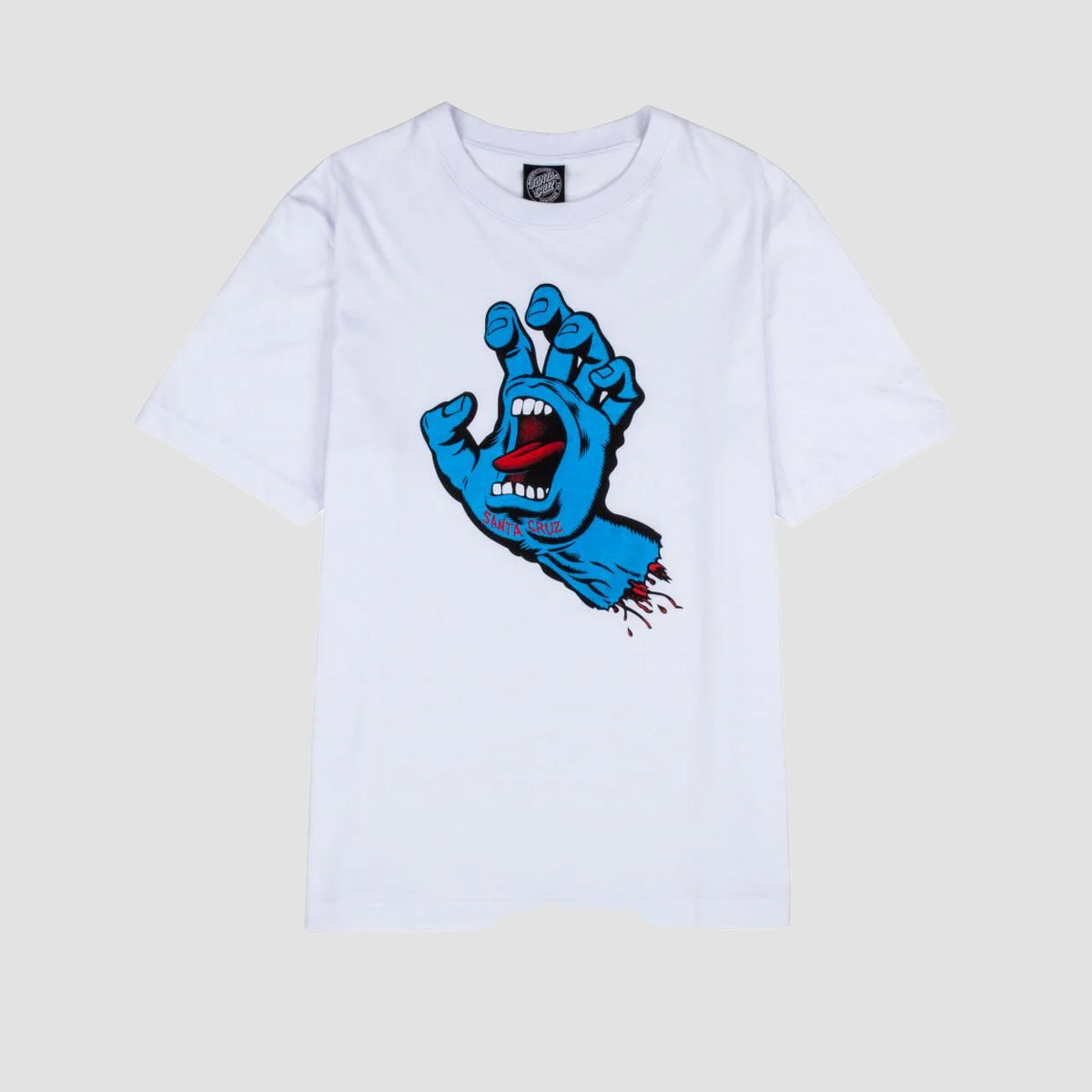 Santa Cruz Screaming Hand T-Shirt White - Womens