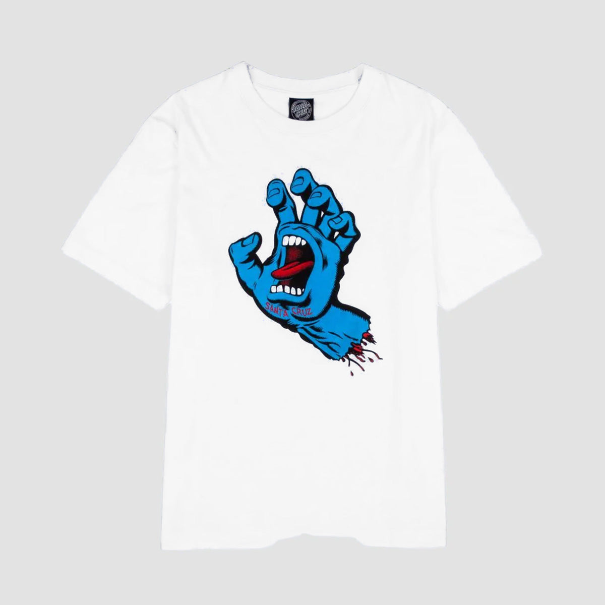Santa Cruz Screaming Hand T-Shirt White - Womens