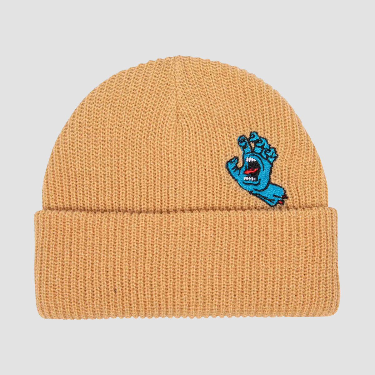 Santa Cruz Screaming Mini Hand Beanie Wheat