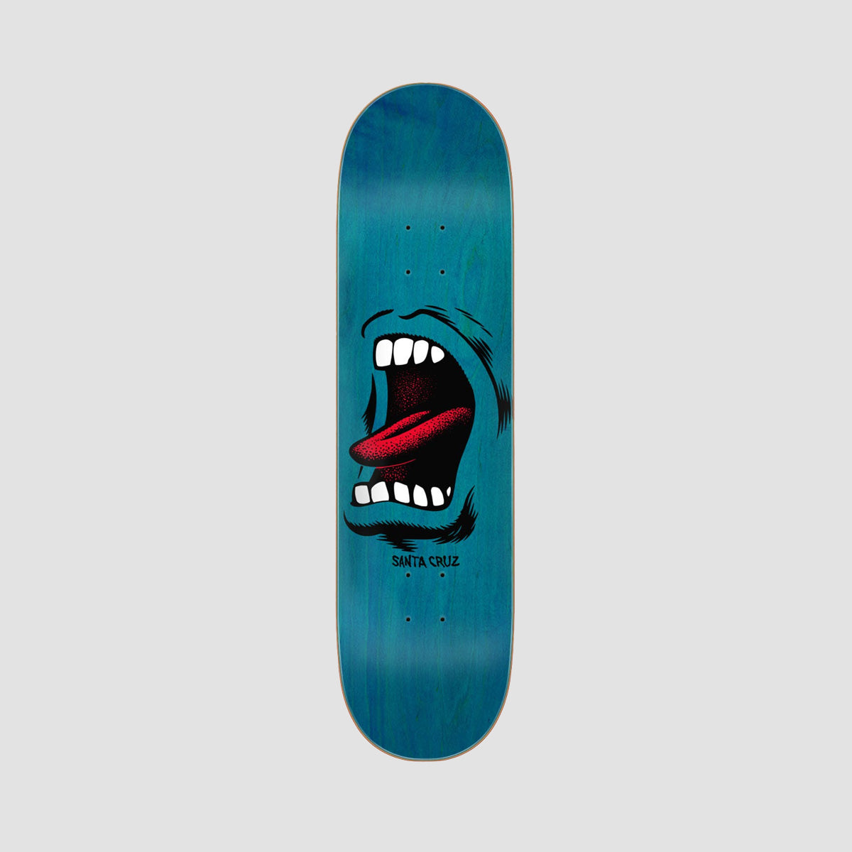 Santa Cruz Screaming Mouth Skateboard Deck Blue - 8.25"