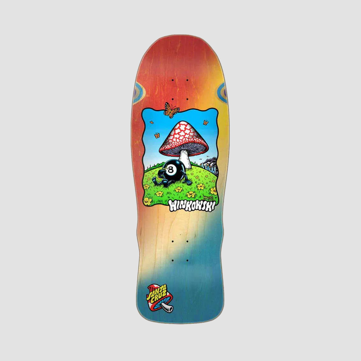 Santa Cruz Winkowski 8Baller Shaped Skateboard Deck - 10.35 Inches