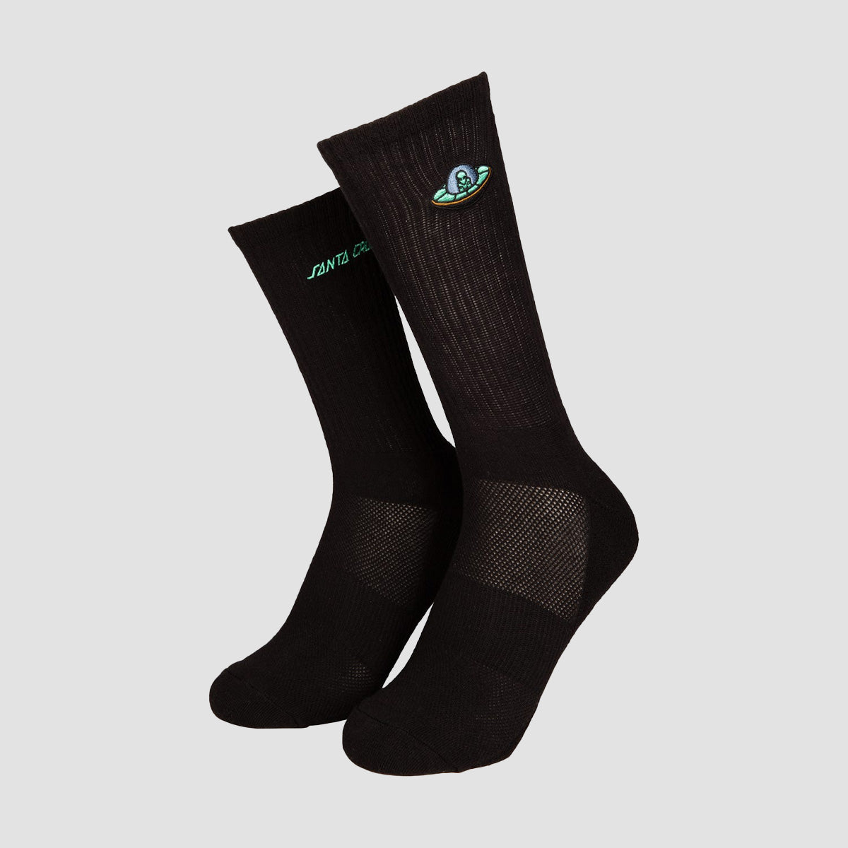 Santa Cruz Winkowski UFO Strip Socks Black