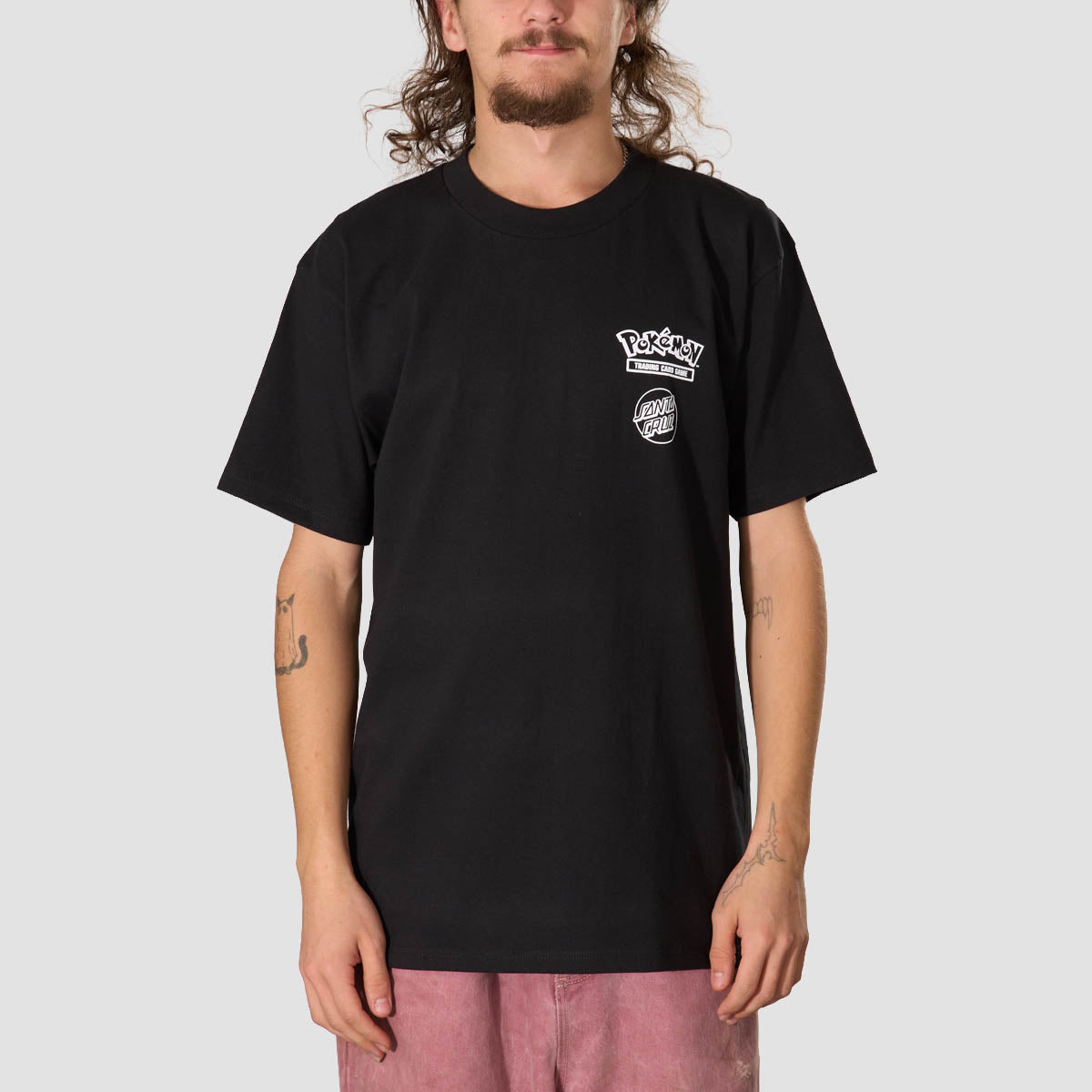 Santa Cruz X Pokemon Power Dot T-Shirt Black