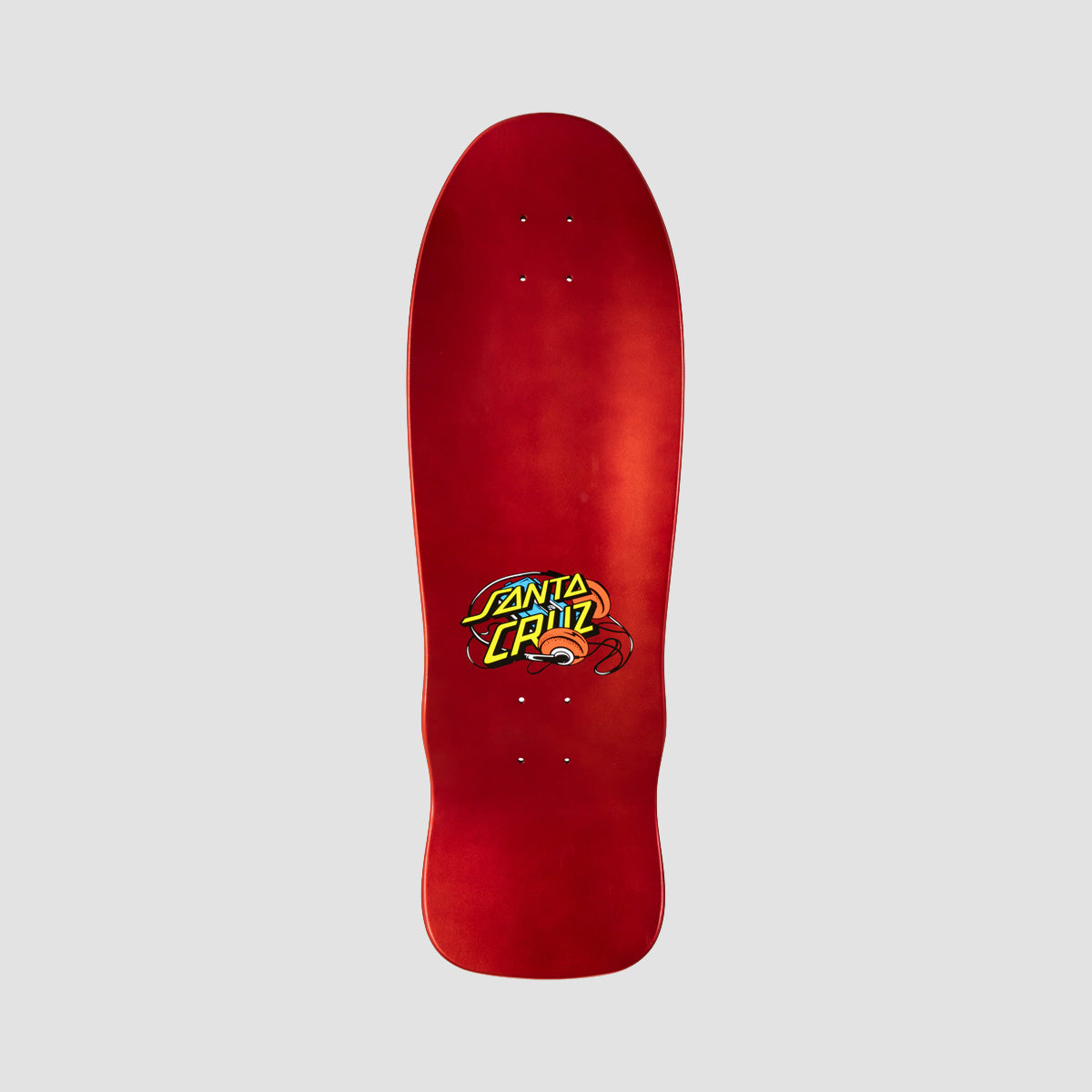 Santa Cruz X Stranger Things Grabe Max Melting Clock Skateboard Deck GITD - 9.7"