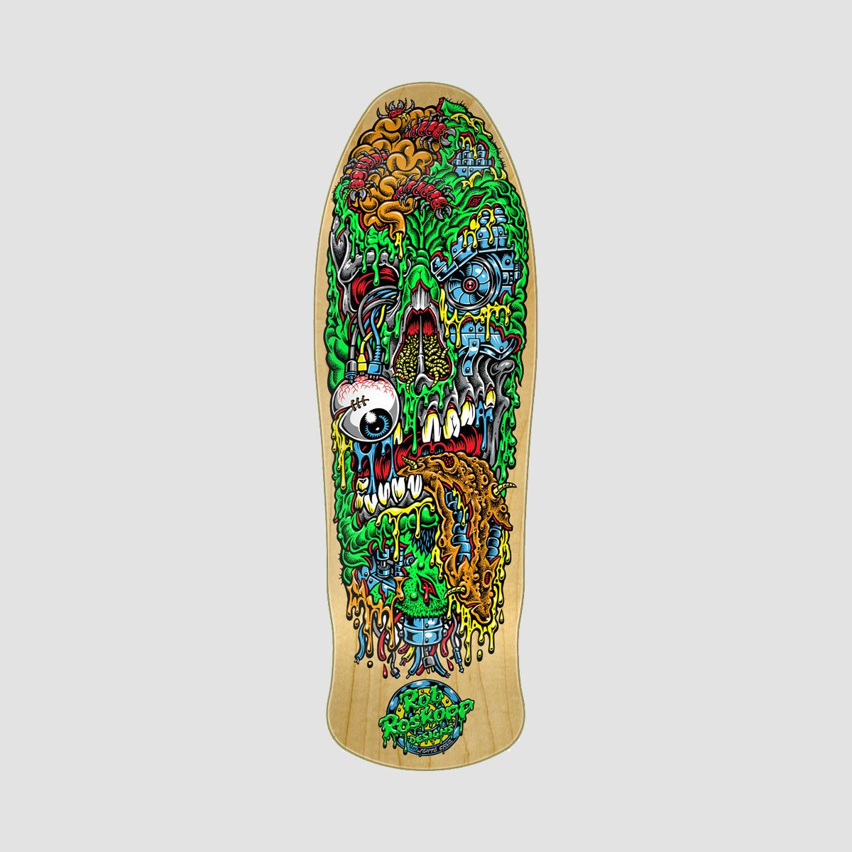 Santa Cruz Roskopp Face Three Reissue Skateboard Deck - 9.9"